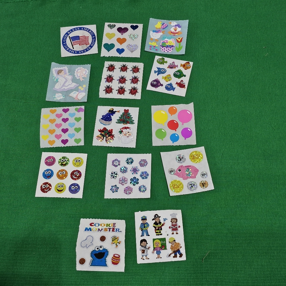 SL 12:  Sandylion Sticker Lot - 14 Modules - Mixed Themes